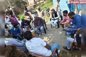 स्वतंत्र प्रभात खबर का दमदार असर : बाजपेईपुर गांव पहुंचा जल निगम विभाग