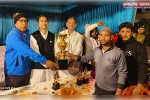 बाबूगंज इलेवन क्लब बनी वॉलीबाल प्रतियोगिता की चैंपियन.