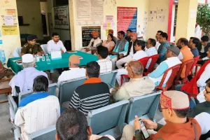 होली एवं रमजान माह के दृष्टिगत थाना ओबरा में शांति समिति की गोष्ठी आयोजित