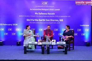 सी.आई.आई ने पार्थ सारथी सेन शर्मा और सफीना हुसैन के बीच गहन संवाद की मेजबानी की