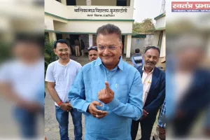 झारखंड निकाय चुनाव- 2026, हजारीबाग लोकसभा क्षेत्र के सांसद मनीष जायसवाल ने किया मतदान