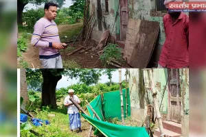 जमींदार तरुण साहू द्वारा प्लॉट संख्या 551 पर जबरन कब्जे की कोशिश का आरोप 