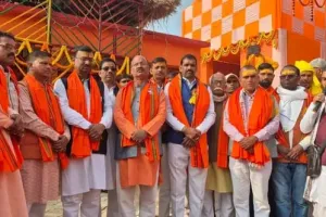 बेला में हनुमान एवं शिव परिवार प्राण प्रतिष्ठा महायज्ञ के जल यात्रा कार्यक्रम का भव्य आयोजन