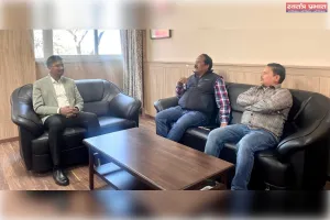 शहर की व्यवस्थाओं को सुदृढ़ करने को लेकर नगर आयुक्त से मिले विधायक प्रदीप प्रसाद