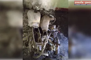 हरद्वाही गांव में शॉर्ट सर्किट से लगी आग, दो मोटरसाइकिलें जलीं