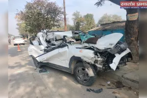 सड़क हादसे में माँ बेटे की मौत, दो अन्य घायल 