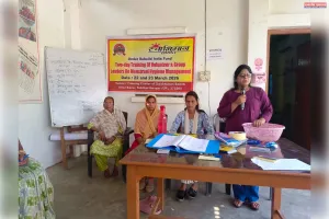 दो दिवसीय माहवारी स्वच्छता प्रबंधन प्रशिक्षण का आयोजन