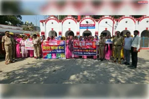 मिशन शक्ति के तहत  महिलाओं को किया जागरूक