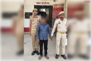 उतरांव पुलिस ने पॉक्सो एक्ट के वांछित अभियुक्त को किया गिरफ्तार।