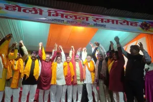 चोपन में जायसवाल समाज का भव्य होली मिलन समारोह, राष्ट्रीय अध्यक्ष मनोज जायसवाल ने समाज की एकता पर दिया जोर