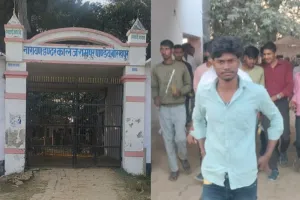 ख़जनी में नशे में कर्मचारी का वीडियो वायरल, नारायण पांडेय इंटर कॉलेज की साख पर उठे सवाल