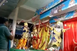 शिवद्वार में श्री शंकर रामलीला समिति द्वारा किया गया रामलीला का मंचन, दर्शक हुए भाव विभोर