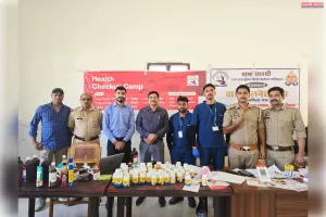 नवीन पुलिस लाइन्स अमेठी में “वामा सारथी” द्वारा टाटा एमजी के सहयोग से किया गया चिकित्सा शिविर का आयोजन 