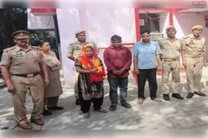 कानपुर के गणेश मंदिर में मुकुटों की चोरी करने वाले पति-पत्नी व खरीदने वाला गिरफ्तार 