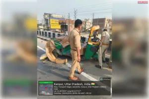 पनकी क्षेत्र में भीषण सड़क हादसा, दो युवकों की दर्दनाक मौत