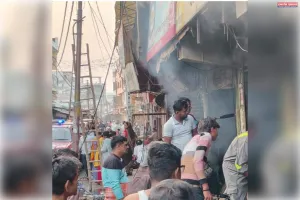 कानपुर में भीषण आग में जिंदा जला व्यापारी