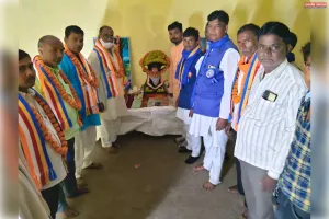 भगवान बुद्ध की प्रतिमा  स्थापित की गई