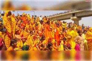 हाथी, घोड़ा, ऊंट के साथ भव्य 21 सौ कलश यात्रा निकाली गई