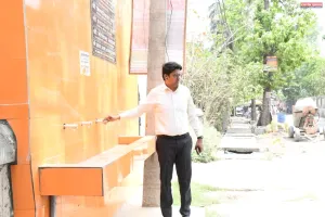 जिलाधिकारी ने नपा परिषद सिद्धार्थनगर  में लगे आरओ/वाटर कूलर का किया औचक निरीक्षण