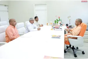 विकास कार्यों को लेकर राष्ट्रीय परिषद के सदस्य एवं पूर्व जिला अध्यक्ष ने मुख्यमंत्री से की मुलाकात