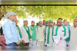 भारतीय किसान यूनियन की मासिक बैठक में गेहूं क्रय केंद्र न खोलने का उठा मुद्दा 