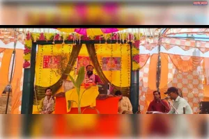 खिरका में साप्ताहिक श्रीरामकथा का विधि विधान से शुभारम्भ हुआ 