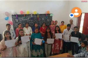 परीक्षाफल वितरण,विदाई समारोह हुआ