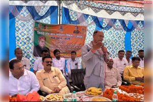 तीन करोड़ 22 लाख से होगी अमीरनगर गांव में देवहा नदी पर पिचिंग विधायक प्रमुख ने किया उद्घाटन 