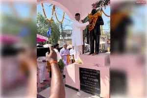 बाबा साहब डॉ. भीमराव अंबेडकर की जयंती पर जनपद भर में हुआ माल्यार्पण व पुष्पांजलि कार्यक्रम