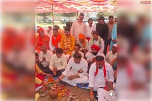 विद्युत शवदाह का भूमि पूजन महापौर के द्वारा संपन्न