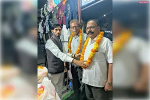 विशाल माँ भगवती जागरण को सफल बनाने के लिए संरक्षक का किया गया स्वागत