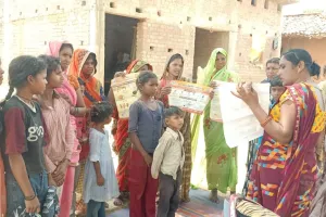 हीट वेव को देखते हुए सोनभद्र विकास समिति सोनभद्र एवं चाइल्ड राइट्स एंड यू ने चलाया जागरूकता अभियान