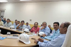निदेशक तकनीकी ने किया अनपरा तापीय परियोजना दौरा