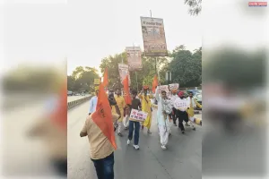 गौ सम्मान आह्वान अभियान के तहत निकली भव्य शोभा यात्रा