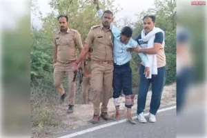 एसआरएन अस्पताल से फरार पॉक्सो आरोपी मानिकपुर में मुठभेड़ के बाद गिरफ्तार