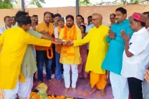 बस्ती के स्थापना दिवस पर वशिष्ठ महोत्सव के लिये भूमिपूजन