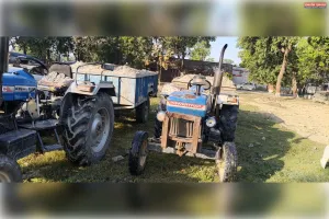 खबर का असर, भौका घाट पर खनन माफियाओं पर छापा, दो ट्राली ट्रैक्टर सीज