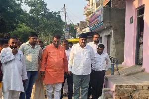 एम एल सी रतनपाल ने लिया जलभराव का संज्ञान,ऊंची होगी सड़क 