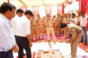 थाना सचेंडी में आवासीय एवं अनावासीय भवन निर्माण कार्य का भूमि पूजन संपन्न