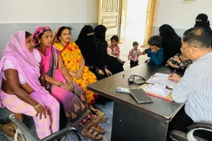 बिस्कोहर में जन आरोग्य मेले में 80 मरीजों का हुआ उपचार