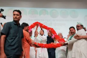 बगहा व पश्चिमी चम्पारण के संयुक्त संवाद कार्यक्रम में जय निशांत तय निशांत का नारा मजबूत