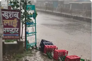 तेज आंधी-बारिश से धनरुआ में जनजीवन प्रभावित, बिजली आपूर्ति ठप