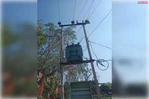 आकाशी बिजली से 3 गांवों का ट्रांसफार्मर जला विद्युत सप्लाई बाधित