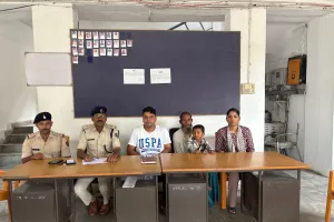 गुमशुदा हुए बच्चे को स कुशल पुलिस ने किया बरामद