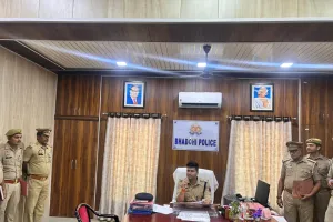 आईजीआरएस शिकायतों के निस्तारण को लेकर एएसपी ने की समीक्षा बैठक
