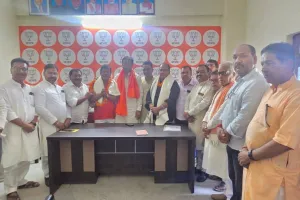 बंगाल में हुई जीत पर सांसद का स्वागत समारोह