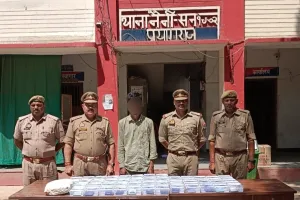नैनी पुलिस ने मोबाइल चोर गिरोह के सदस्य को दबोचा, 45 चोरी के एंड्रॉयड फोन बरामद।