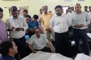 कनहर सिंचाई परियोजना के कार्यों में तेजी लाने के निर्देश, डीएम ने किया औचक निरीक्षण