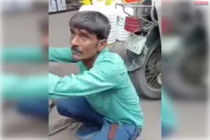 बहादुरगंज बताशा मंडी में शातिर चोर धराया, व्यापारियों ने पकड़कर पुलिस को सौंपा।