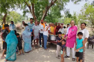 काल्हीगांव में बड़े मंगलवार पर गूंजे हनुमान जयकारे,सुंदरकांड पाठ के बाद विशाल भंडारा